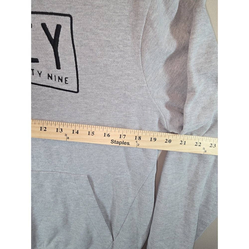Hurley Grey Hoodie -‎ Embroidered Logo - Picture 7 of 7